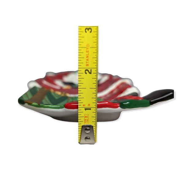 Fitz & Floyd Essential Snack Therapy Santa Plate - Picture 11 of 11